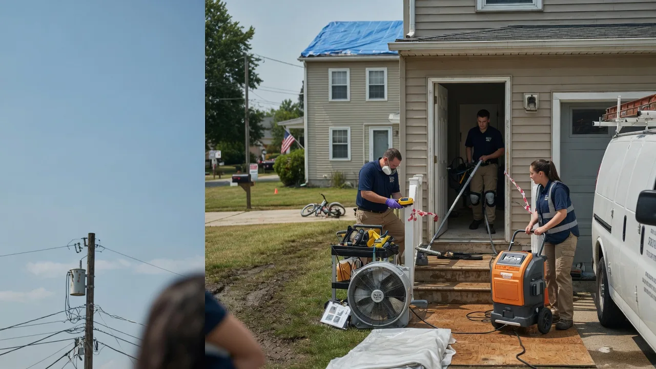 Water Damage Repair in Kingsville, OH near me